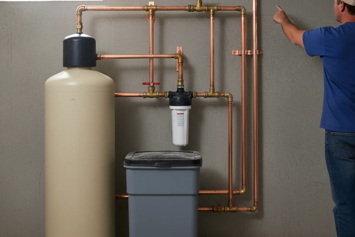 Whole-house water treatment system installed in Haskell